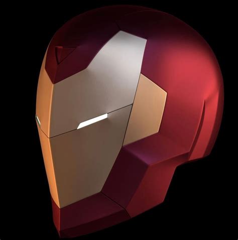 invincible iron man helmet stl.